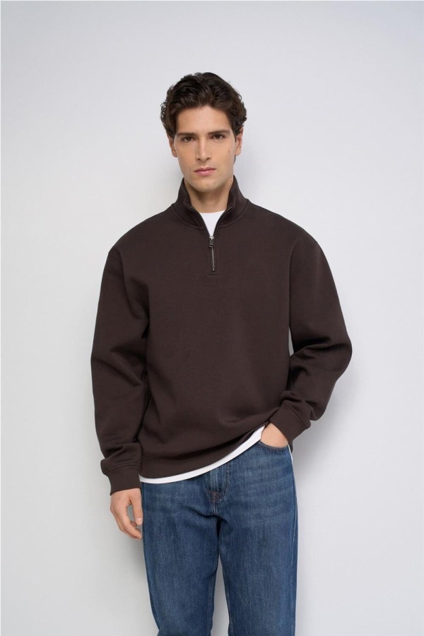 Sudadera Salsa con media cremallera