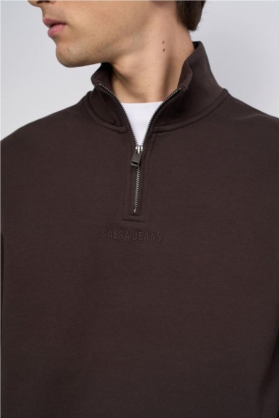 Sudadera Salsa con media cremallera