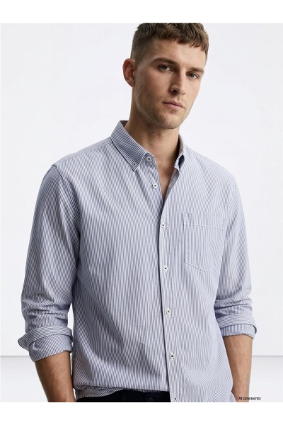 Camisa Tiffosi oxford a rayas