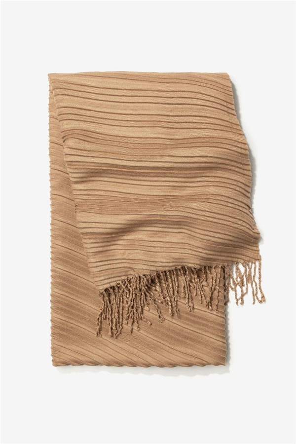 Bufanda Tiffosi plisada de tacto suave