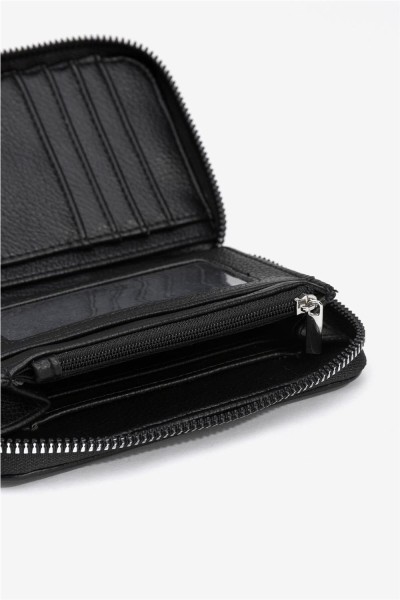 Cartera Tiffosi texturizada con cierre de cremallera