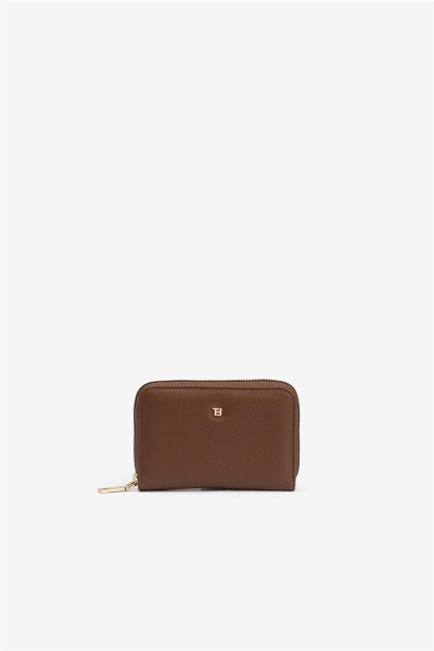 Cartera Tiffosi texturizada con cierre de cremallera