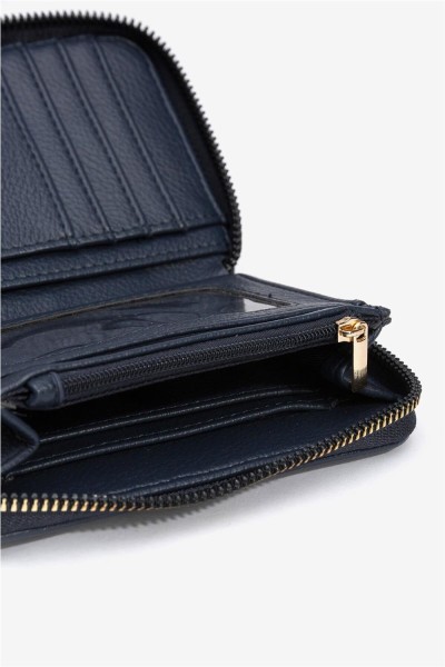 Cartera Tiffosi texturizada con cierre de cremallera