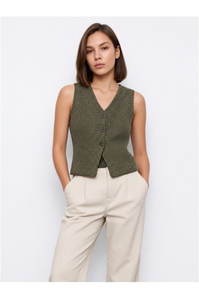 Top Cropped Tiffosi Verde Cascada Kendal 10067424
