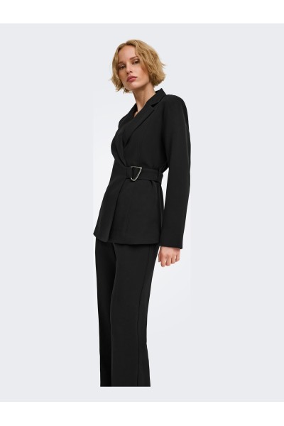 Pantalón de tela JDY BESTSELLER Negro Bootcut Storm 15382810