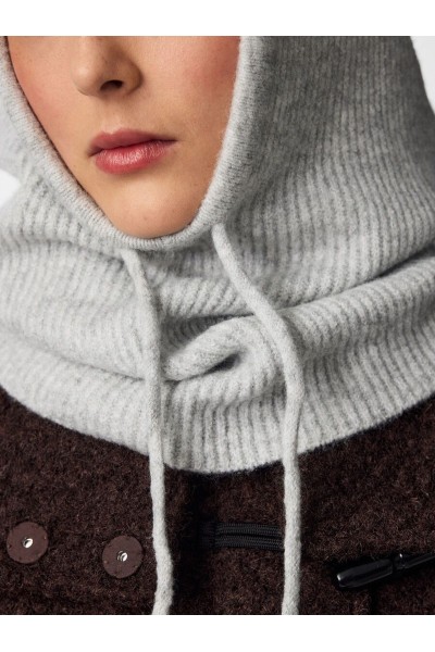 Pasamontañas PIECES Mujer Gris Claro PCSolina Balaclava 17169286