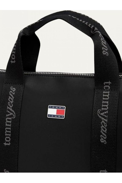 Bolso Tommy Jeans Negro Daily Elevated Mini Tote AW0AW19044