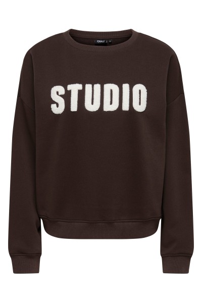 Sudadera ONLY Coffee Bean ONLSWEAT Life Crew State 15254183