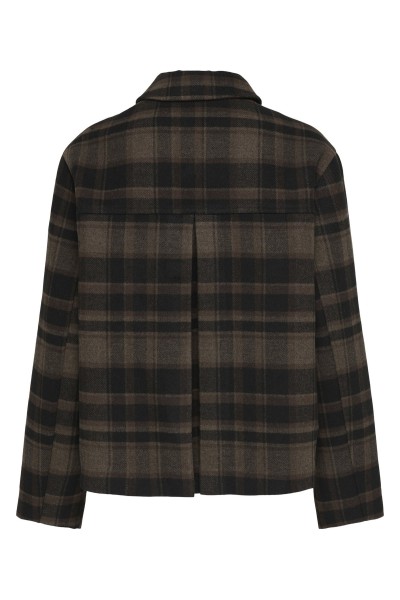 Chaqueta JDY BESTSELLER Mujer Marrón Chocolate Jdyastrid Check Short 15382492