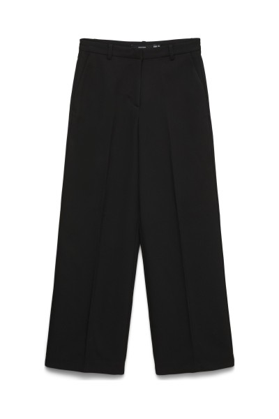 Pantalón de tela Vero Moda Negro Vmelma pernera ancha 10350682