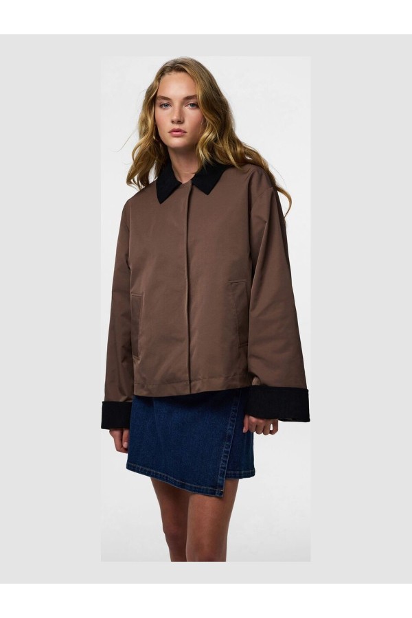 Chaqueta PIECES Mujer Greige Hot...