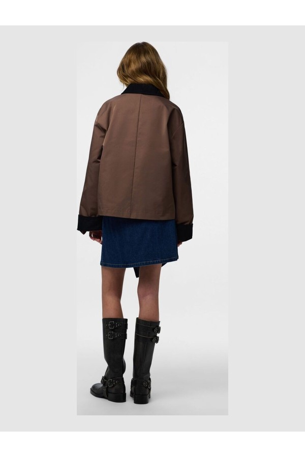 Chaqueta PIECES Mujer Greige Hot...