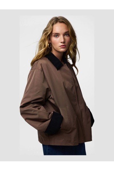 Chaqueta PIECES Mujer Greige Hot PCJorma 17161869