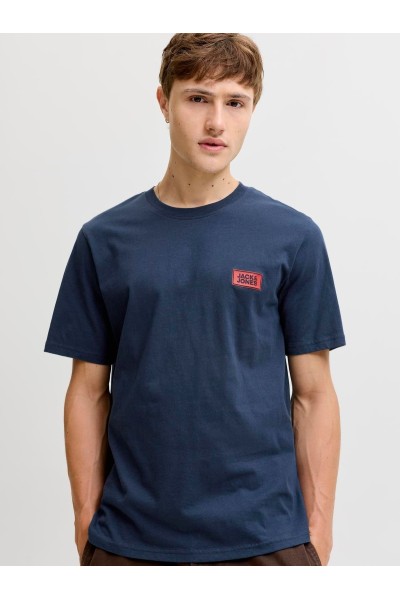 Camiseta Jack and Jones Navy Blazer Rush Crew Neck 12298424