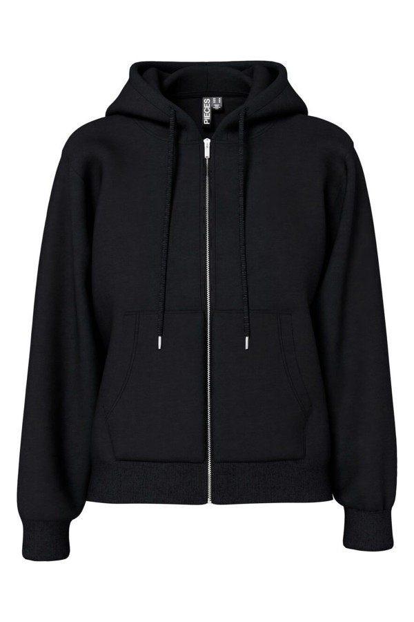 Sudadera Pieces Mujer Negro Pcchilli...