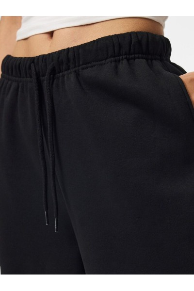 Pantalón de Tela Pieces Mujer Negro PCChilli HW 17169208