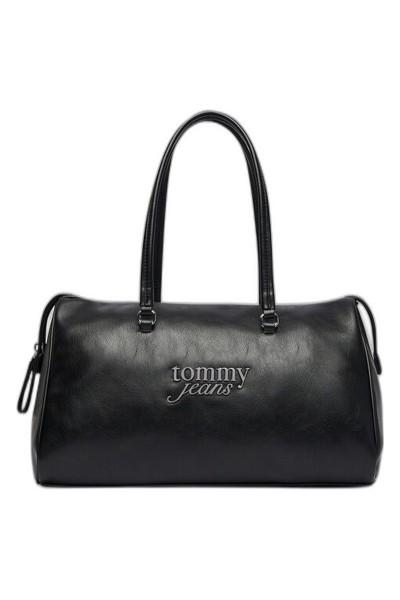 Bolso Tommy Jeans Negro Tjw Bold Script Tote AW0AW19054