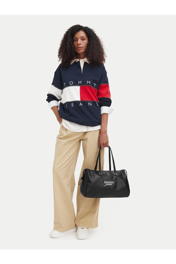 Bolso Tommy Jeans Negro Tjw Bold...