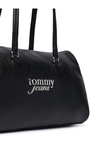 Bolso Tommy Jeans Negro Tjw Bold Script Tote AW0AW19054