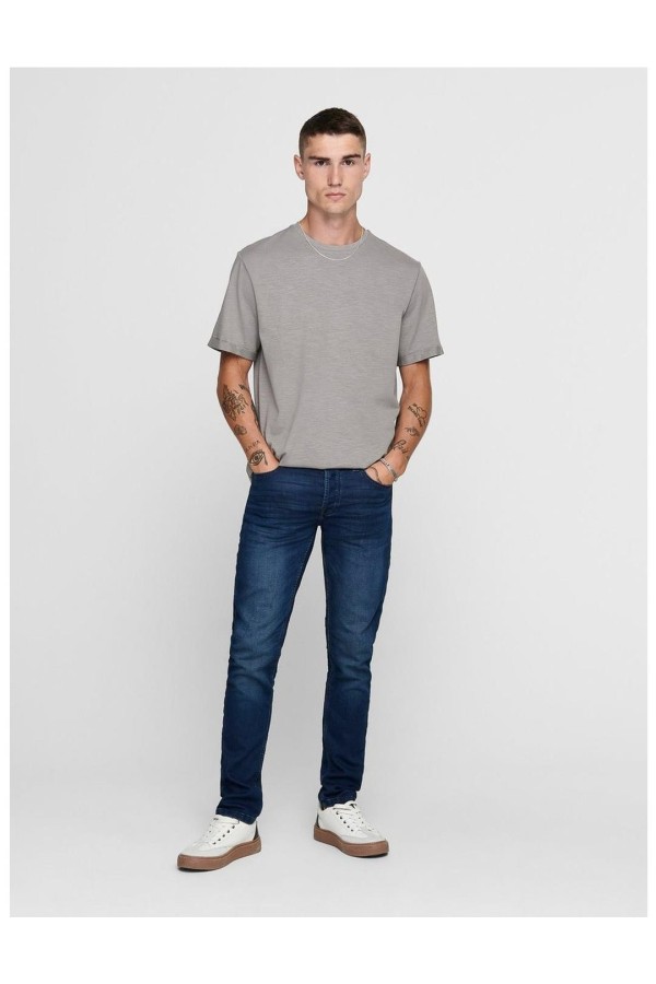 PANTALON ONLY SONS LOOM AZUL 2