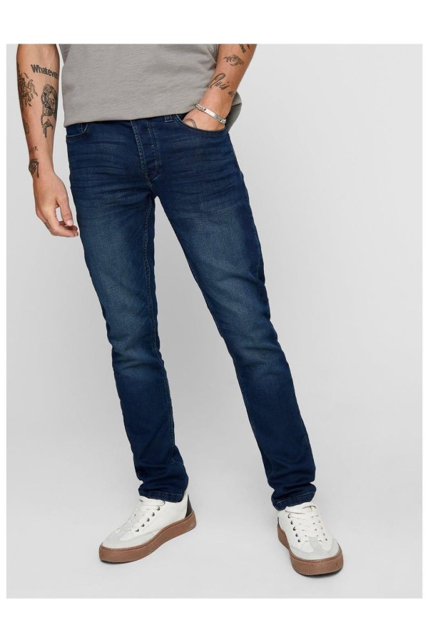 PANTALON ONLY SONS LOOM AZUL PANTALON ONLY SONS LOOM AZUL