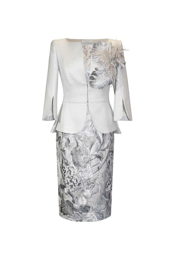 CARLA RUIZ CONJUNTO 96728 GRIS