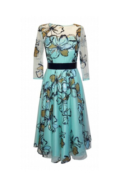 CARLA RUIZ VESTIDO 96514 TURQU