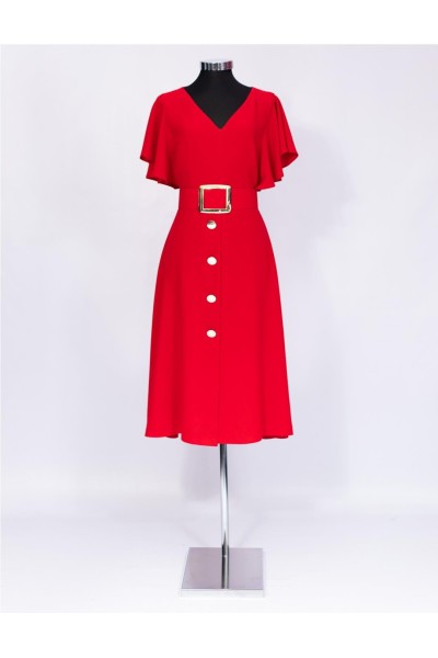 Vestido Nuribel 1417100 rojo p