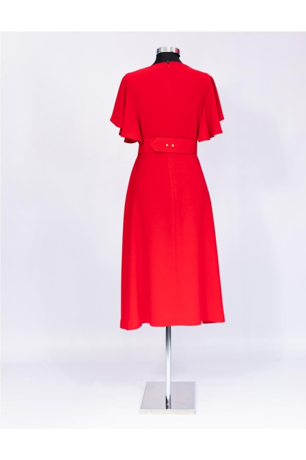 Vestido Nuribel 1417100 rojo p