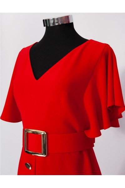 Vestido Nuribel 1417100 rojo p