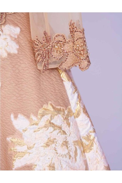 CARLA RUIZ VESTIDO 96454 BEIG