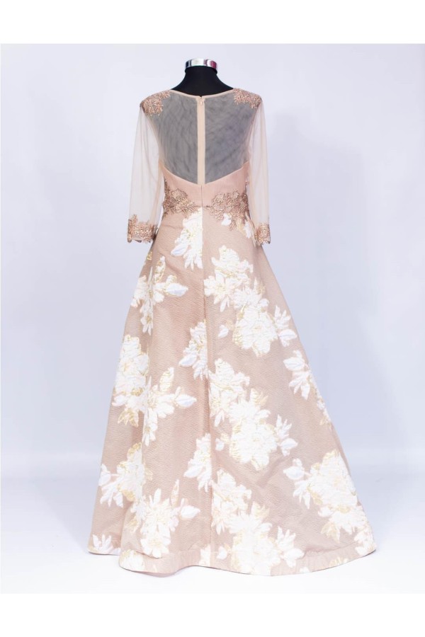 CARLA RUIZ VESTIDO 96454 BEIG