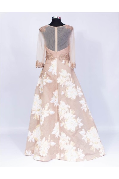 CARLA RUIZ VESTIDO 96454 BEIG