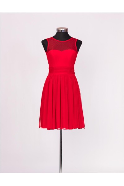 FIESTA VESTIDO CK 4644 ROJO
