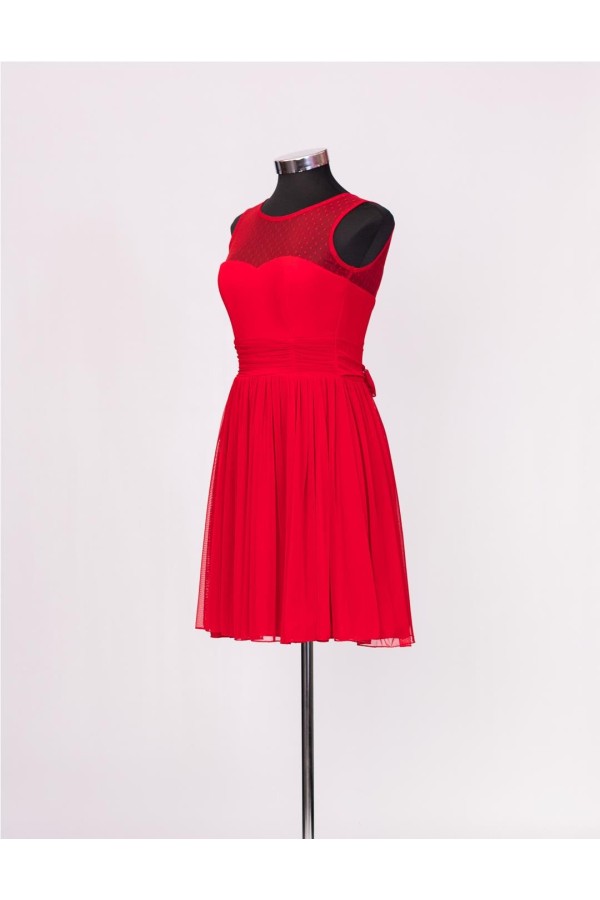 FIESTA VESTIDO CK 4644 ROJO