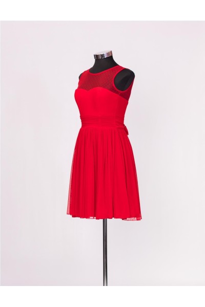FIESTA VESTIDO CK 4644 ROJO