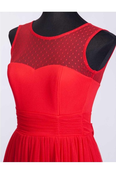 FIESTA VESTIDO CK 4644 ROJO