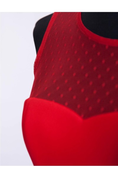 FIESTA VESTIDO CK 4644 ROJO