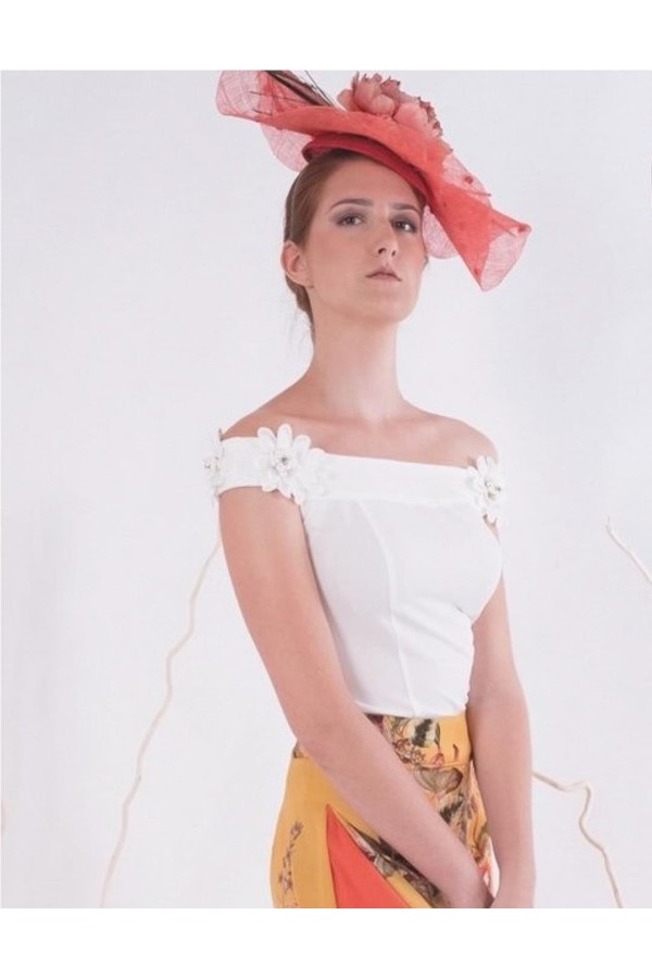 FIESTA TOP IC FLOR BLANCO