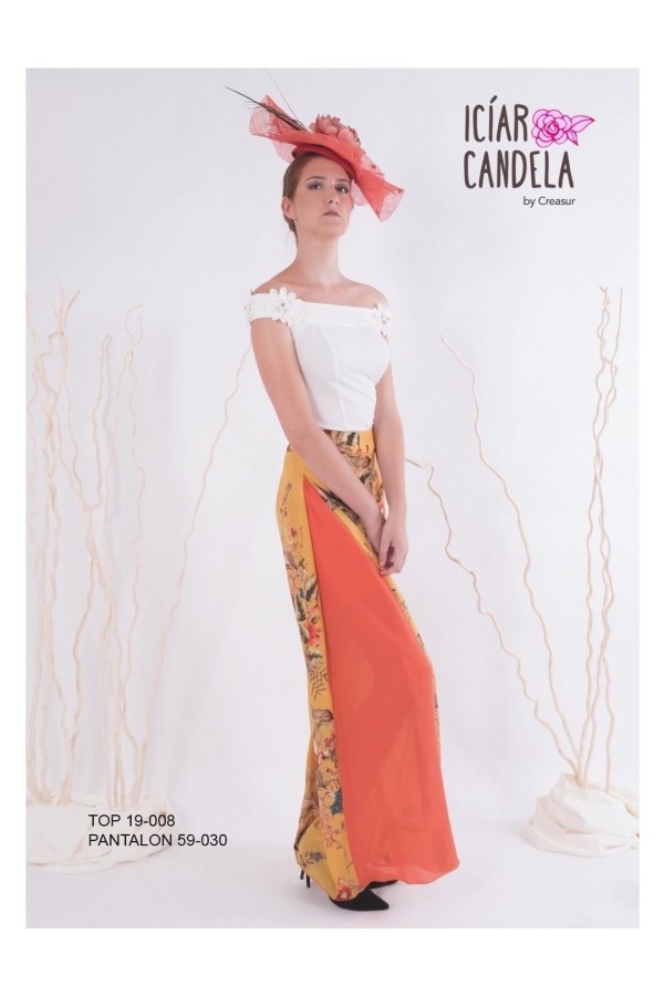 FIESTA TOP IC FLOR BLANCO