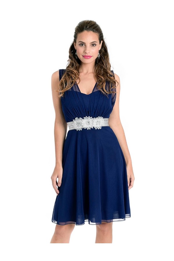 FIESTA VESTIDO CK 4592 MARINO