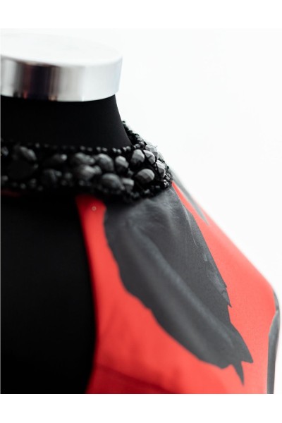 FIESTA VESTIDO JM LARGO ROJO