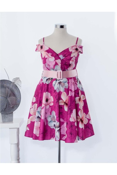 FIESTA VESTIDO JM2258 FUXIA ES