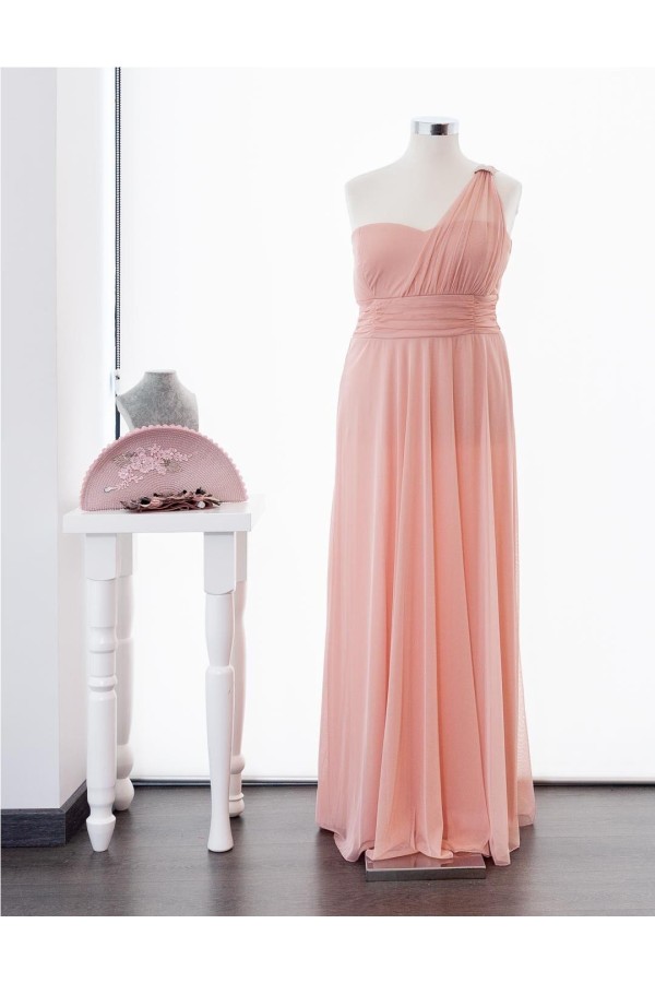 FIESTA VESTIDO CK ROSA LARGO