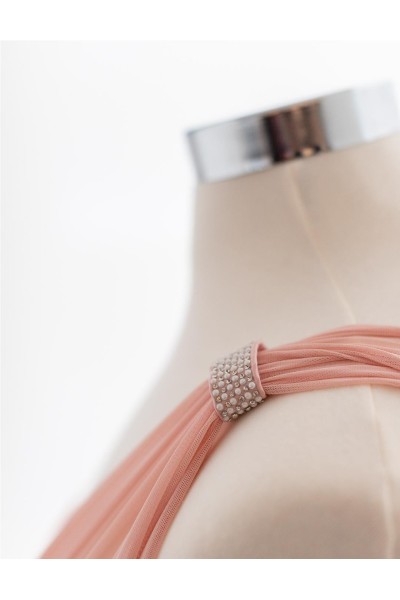 FIESTA VESTIDO CK ROSA LARGO