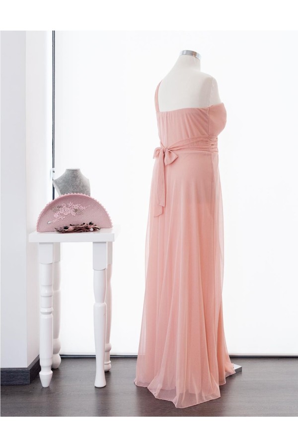 FIESTA VESTIDO CK ROSA LARGO