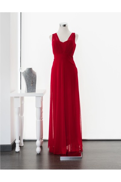 FIESTA VESTIDO CK 4577 ROJO