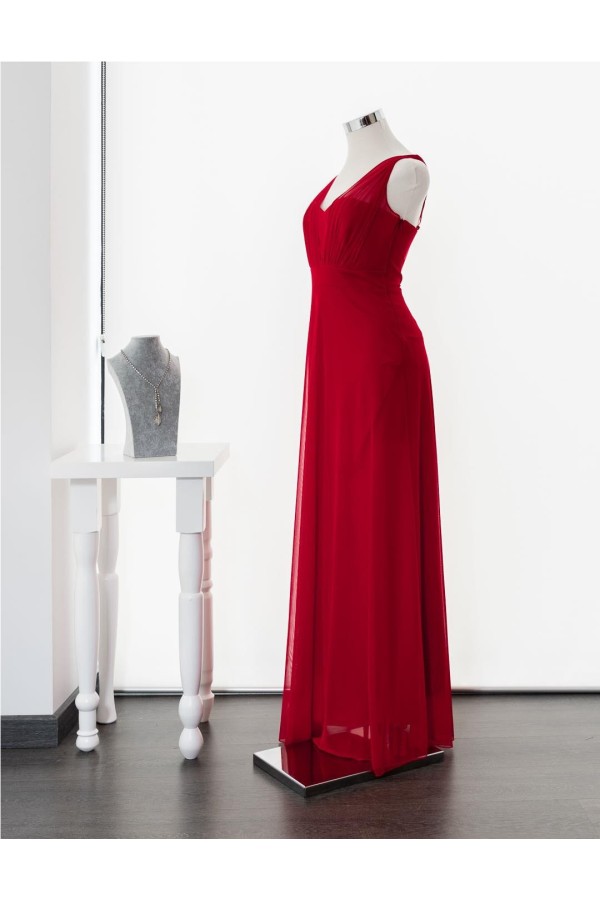 FIESTA VESTIDO CK 4577 ROJO 2