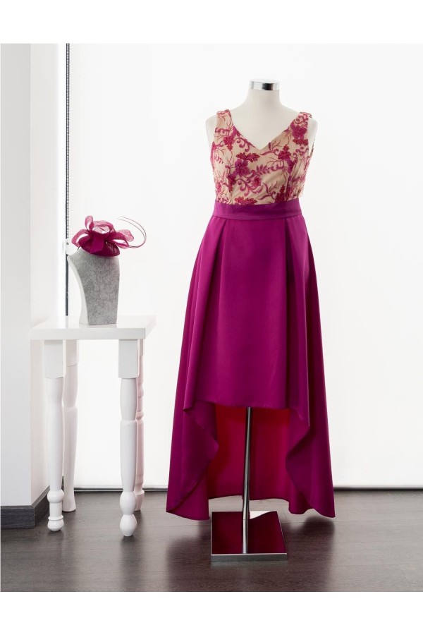 FIESTA VESTIDO CK 4619 FUXIA