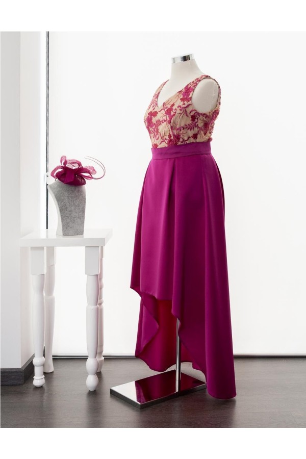 FIESTA VESTIDO CK 4619 FUXIA 2